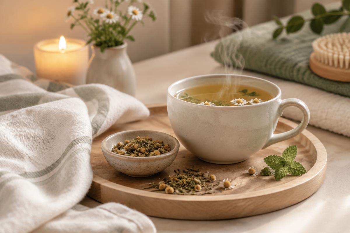 5 chás para dormir melhor esta semana